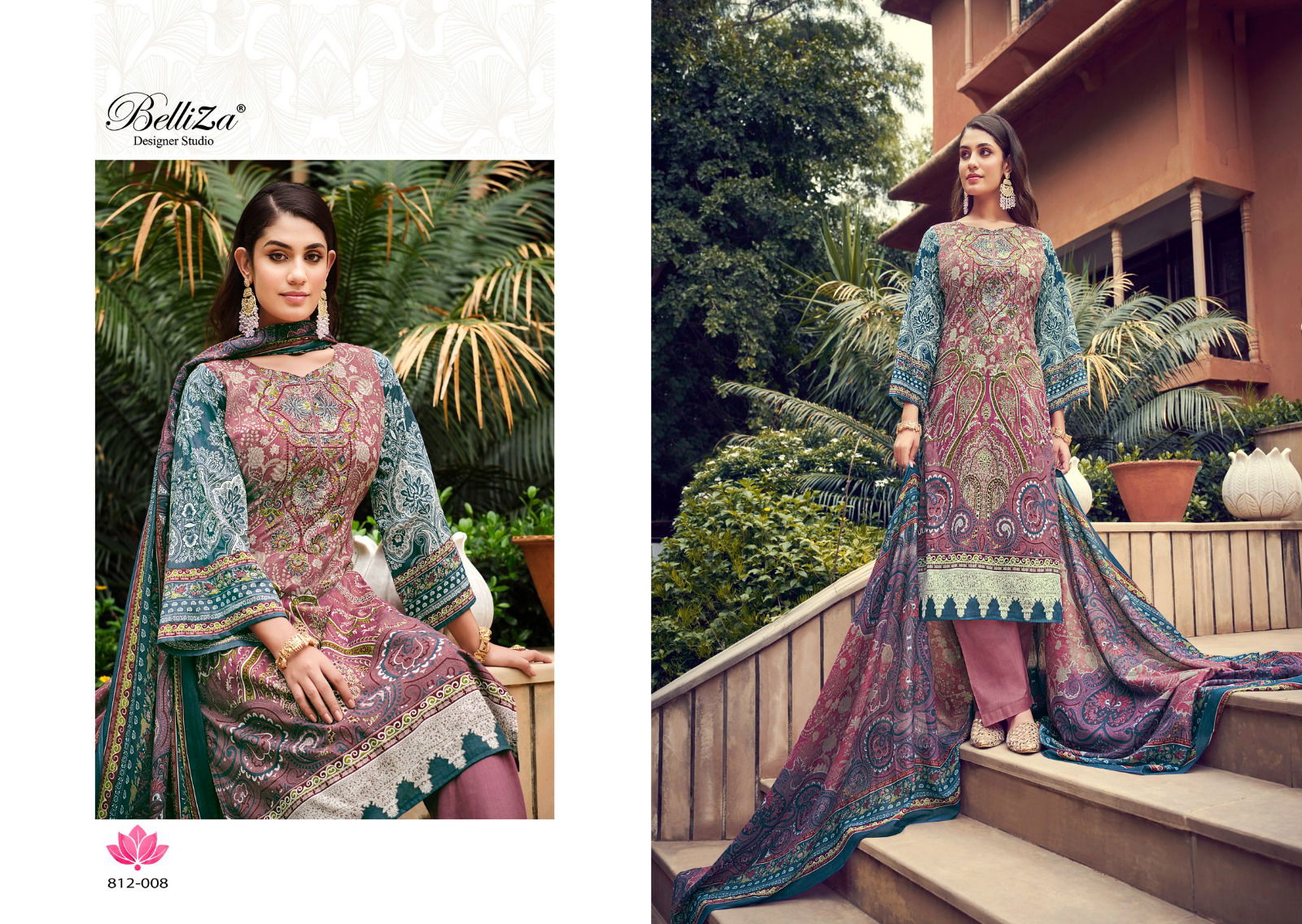Belliza Naira Vol 16 Digital Printed Cotton Dress Material
